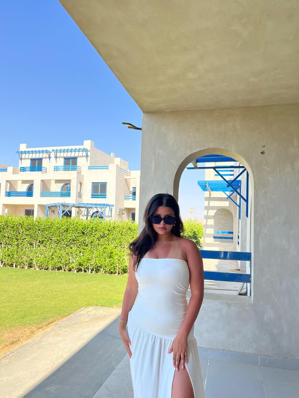Slit dress