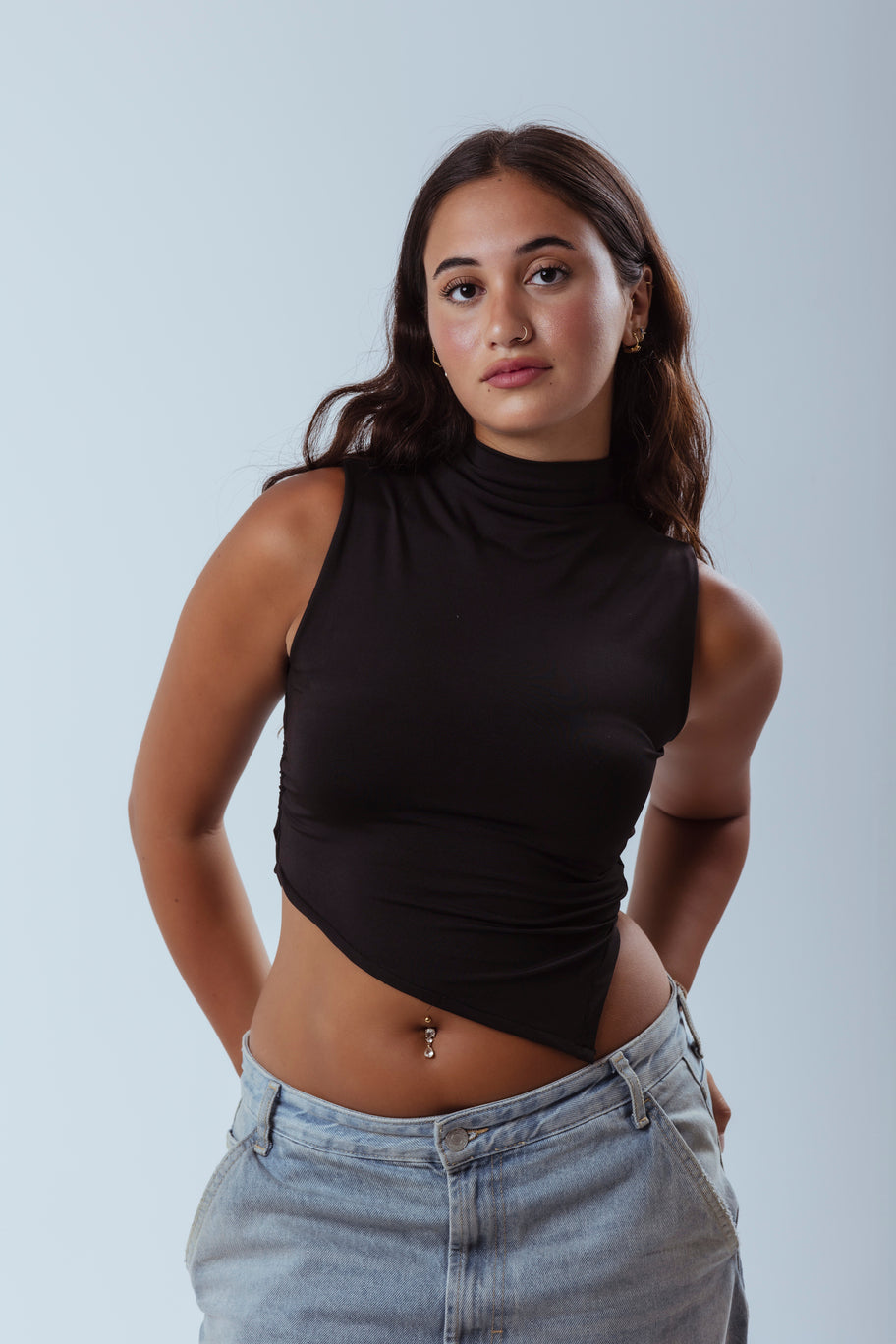 Mock Neck Top