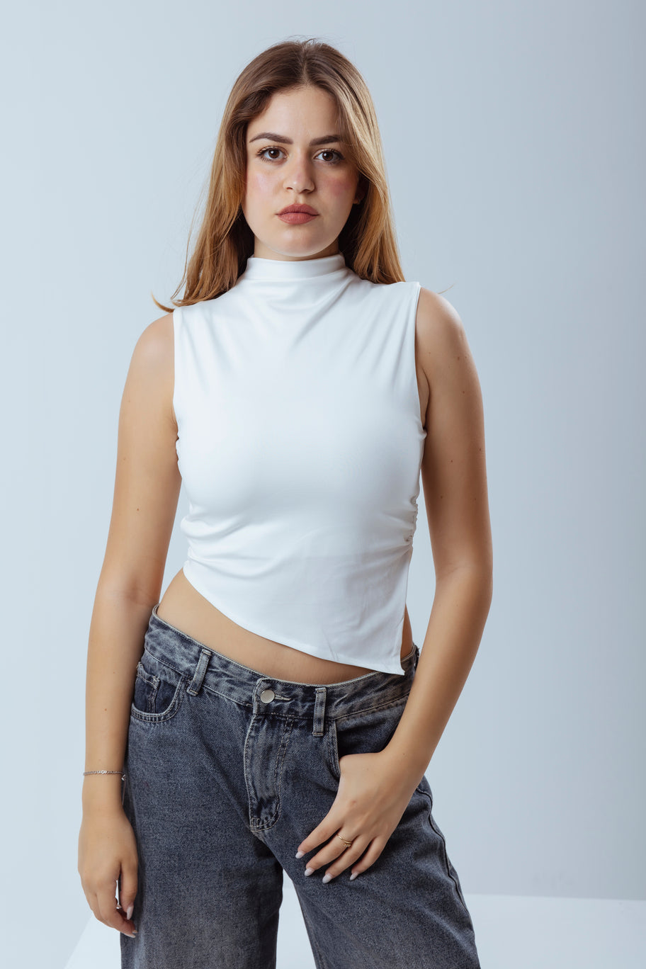 Mock Neck Top