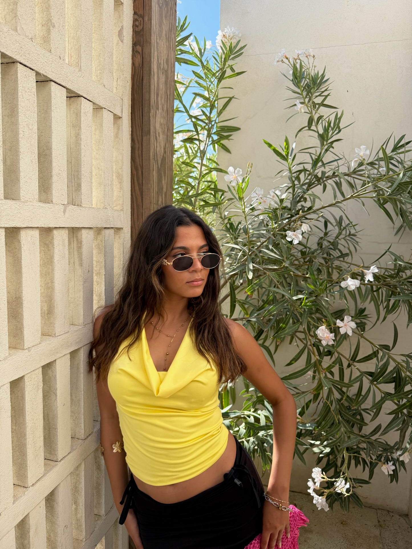 Loose neck top
