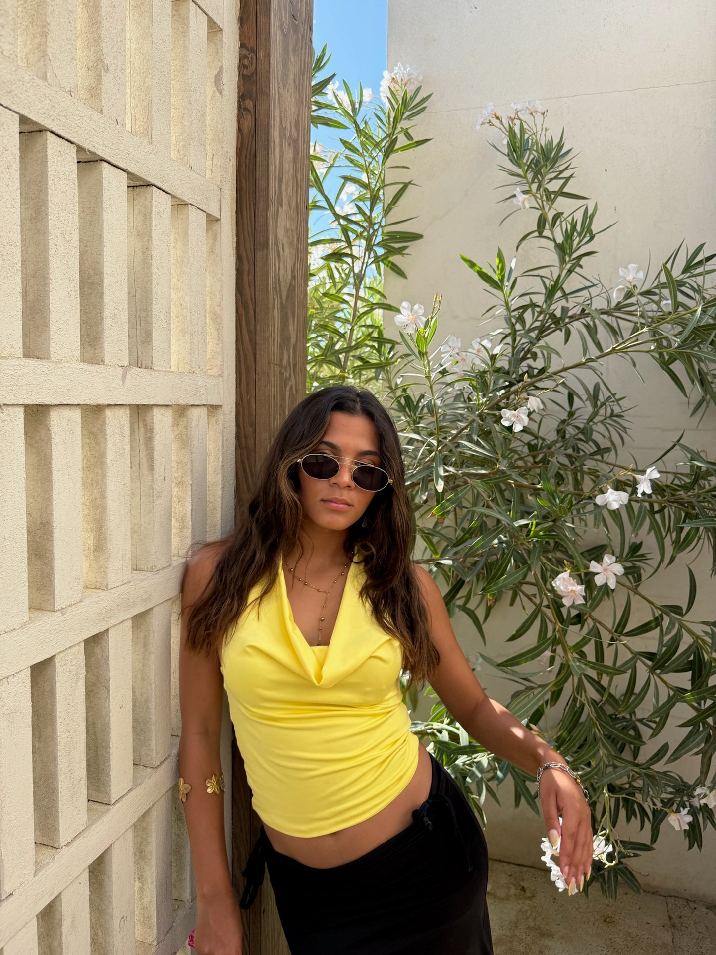 Loose neck top