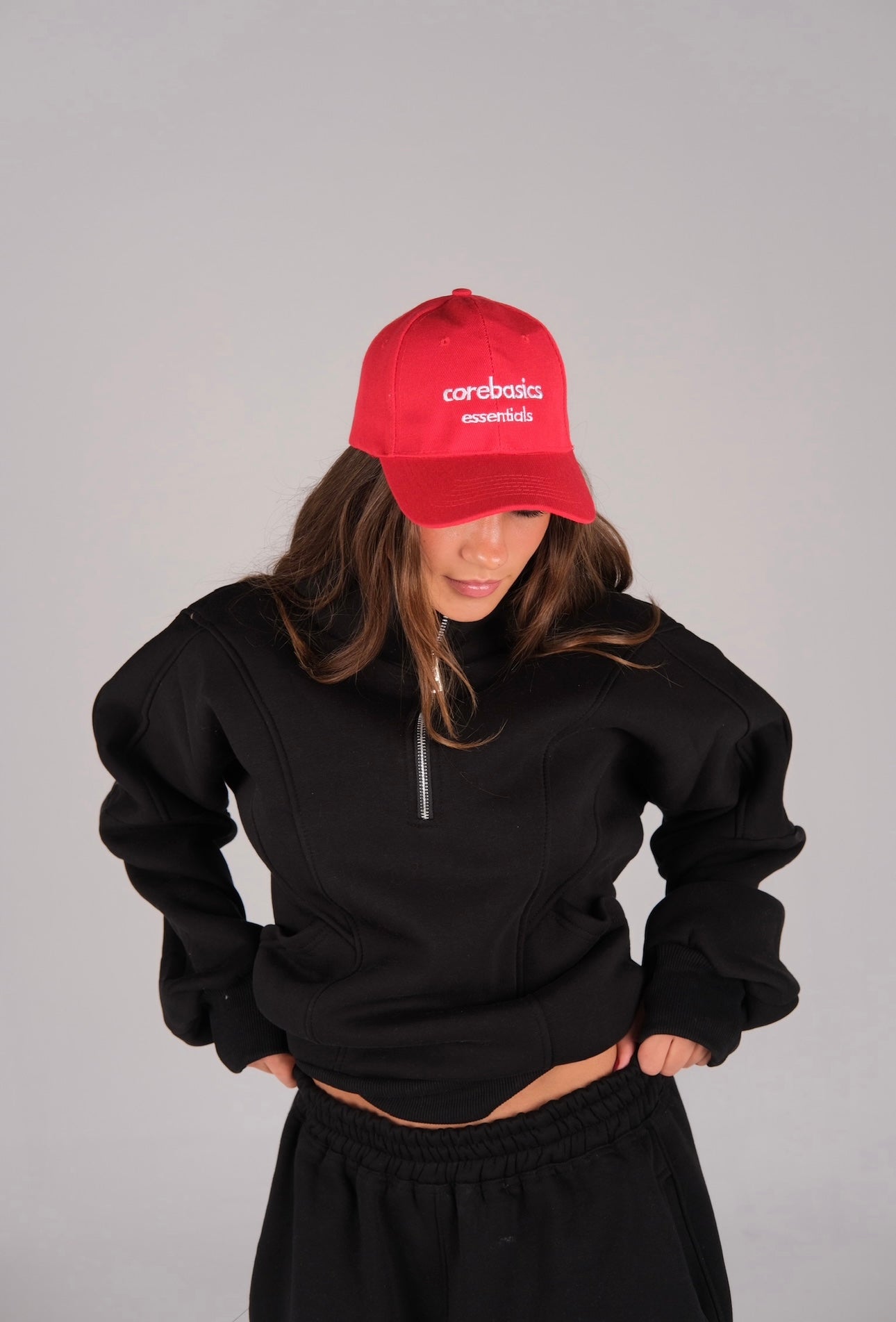 Finger Quarter Zip Sweater