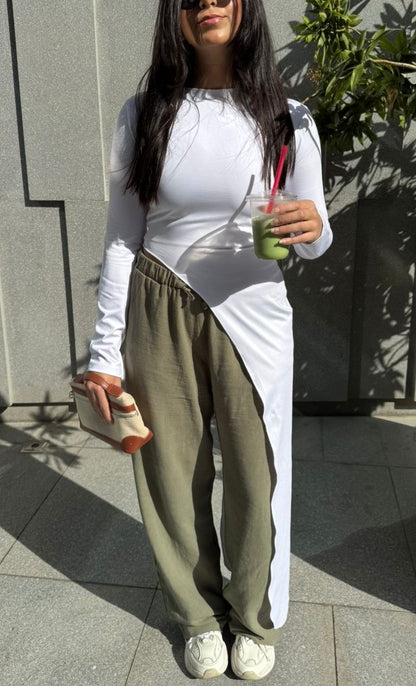 One side Maxi Top